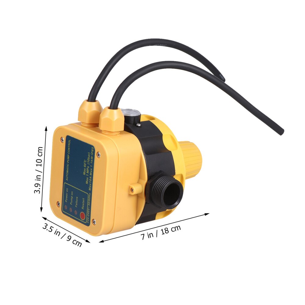 220-240V Automatic Water Pump Pressure Controller Electronic Switch Water Pump Controller Maintains Pressure Flow