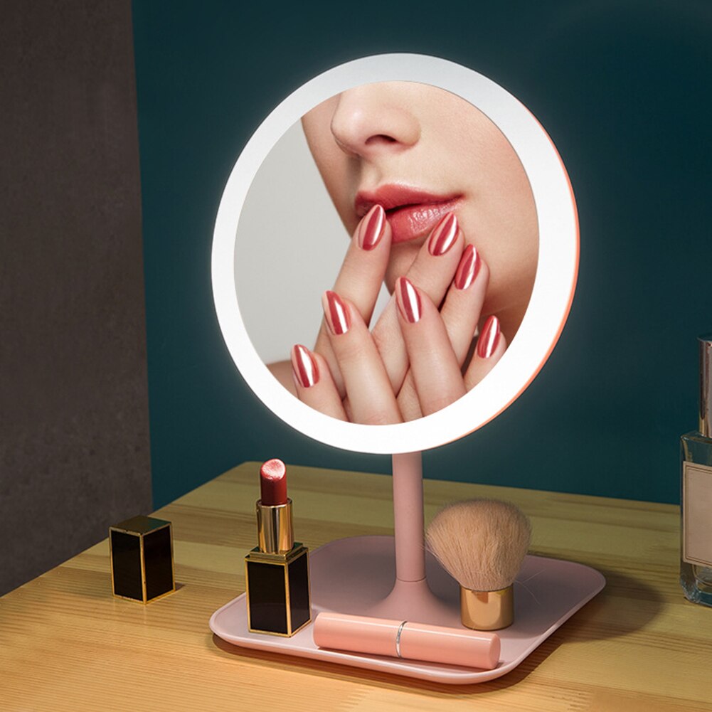 USB Adjustable Rechargeable LED Fill Light Makeup Mirror Dressing Table Lamp