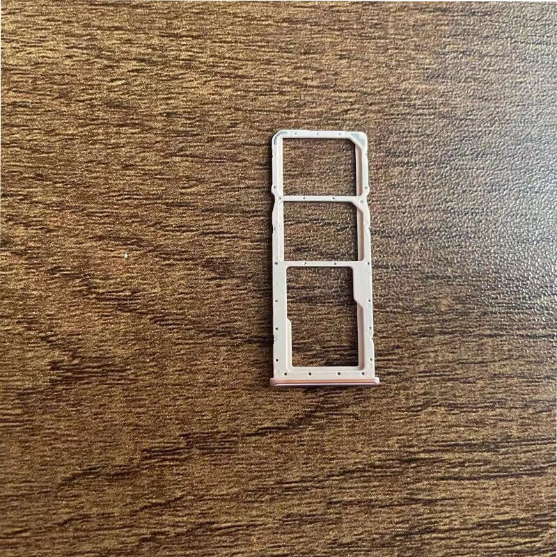 10Pcs Voor Huawei Y9 Sim Card Tray Slot Houder Adapter Connector Voor Huawei Genieten 9 Plus Vervangende Onderdelen: Pink