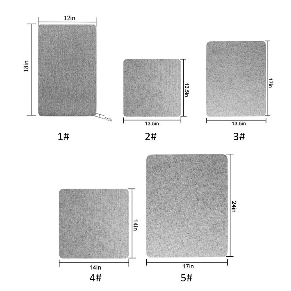 Portable High Temperature Resistance Ironing Board Felt High Temperature Resistant Ironing Mat