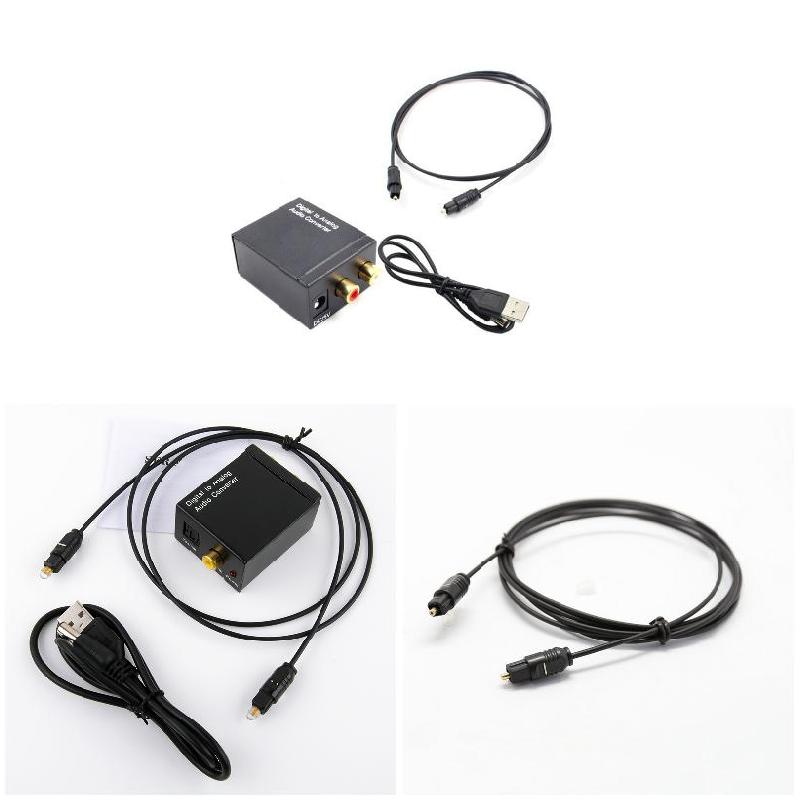 Coaxial Digital Signal Optical Fiber to Analog Audio Converter C66