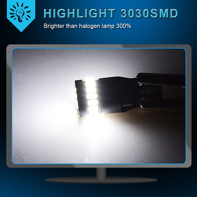 2 uds T10 W5W bombillas LED Canbus 194 168 luces Led de posición de estacionamiento luces interiores para VW Polo Passat b5 b6 CC Golf 4 5 6 7 Jetta