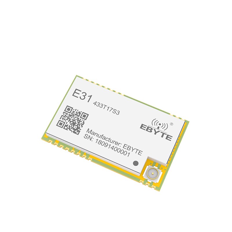Ax5243 433 mhz tcxo ebyte  e31-433 t 17 s 3 iot uart draadloze transceiver ipex-stempelgatconnector voor zender en ontvanger