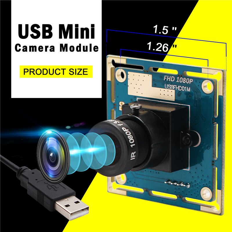 2mp Cmos OV2710 Usb 2.0 High Speed Full Hd 1080P Usb Web Camera