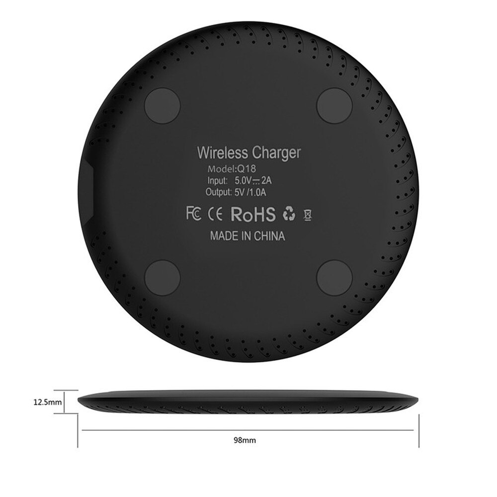 Wireless Charger for iPhone X XR XS Max 8 Plus USB Charging pad for Samsung S8 S9 Note 9 Xiaomi Phone Qi wirless charger