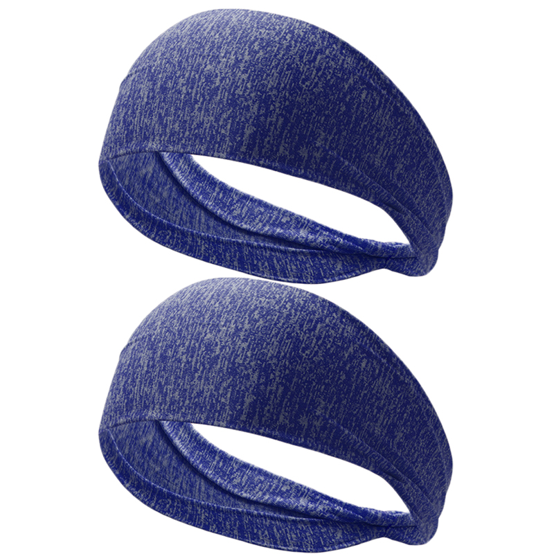 Sporthoofdband voor heren Zweetabsorberend en anti-zweetband Hardlopen Fitnesshoofdband Hoofdband Hoop Yoga: Blauw
