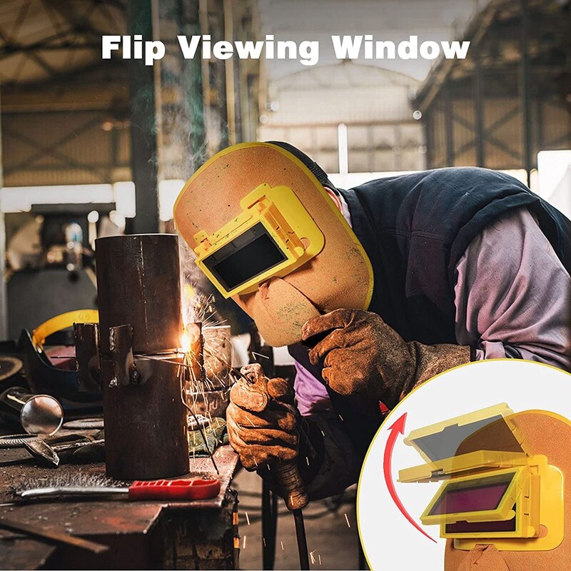 Welding Helmet Welding For Neck Face Protection Leather Hood Welding Accessories Fits All Kinds Of Welding Helmet