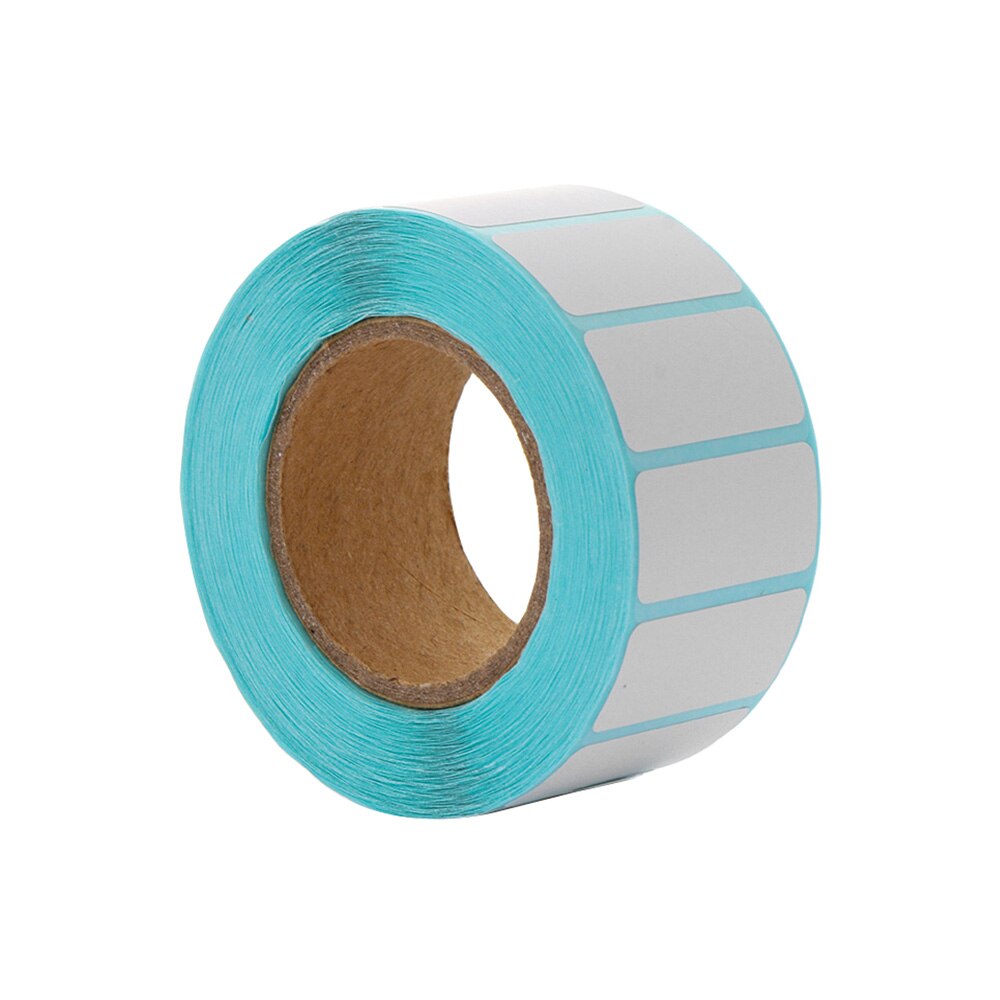 1000pcs/Roll White Adhesive Paper Thermal Label Sticker Paper Supermarket Price Blank Label Direct Print Waterproof Stickers: 32x15mm