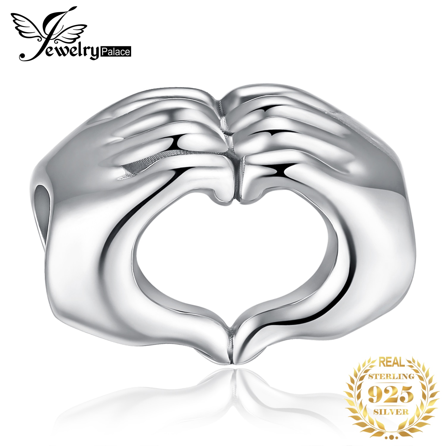 JewelryPalace Hand To Hand 925 Sterling Silver Beads Charms Silver 925 Original For Bracelet Silver 925 original Jewelry Making