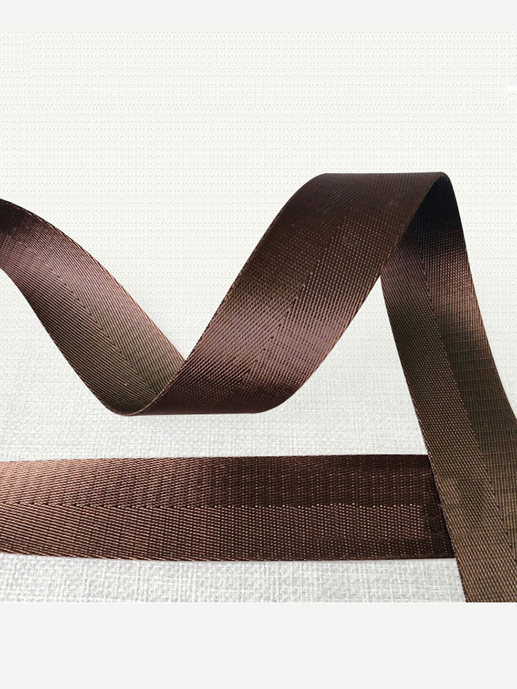 3 Yards 32 Mm Zwart Bruin Strap Nylon Visgraat Patroon Knapzak Strapping Naaien Tas Riem Accessoires