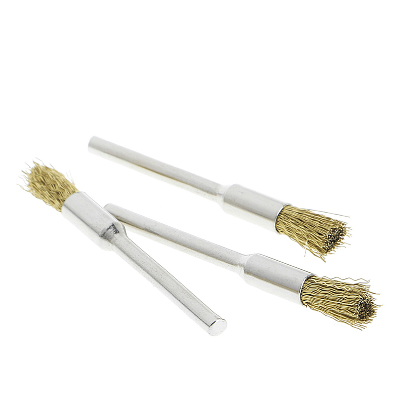 9 Brass Brush Wire Wheel Brushes Die Grinder Rotary Electric Tool for Engraver M4YD