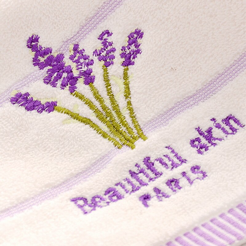Toalla de baño, toalla para la cara, 100% de lavanda, algodón suave, toalla de belleza, productos de baño, toalla absorbente romántica amantes,