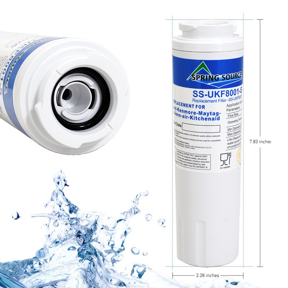 UKF8001 Refrigerator Water Filter Replacement for Maytag UKF8001P, EDR4RXD1, Everydrop Filter 4, PUR 4396395, Puriclean II, UKF8