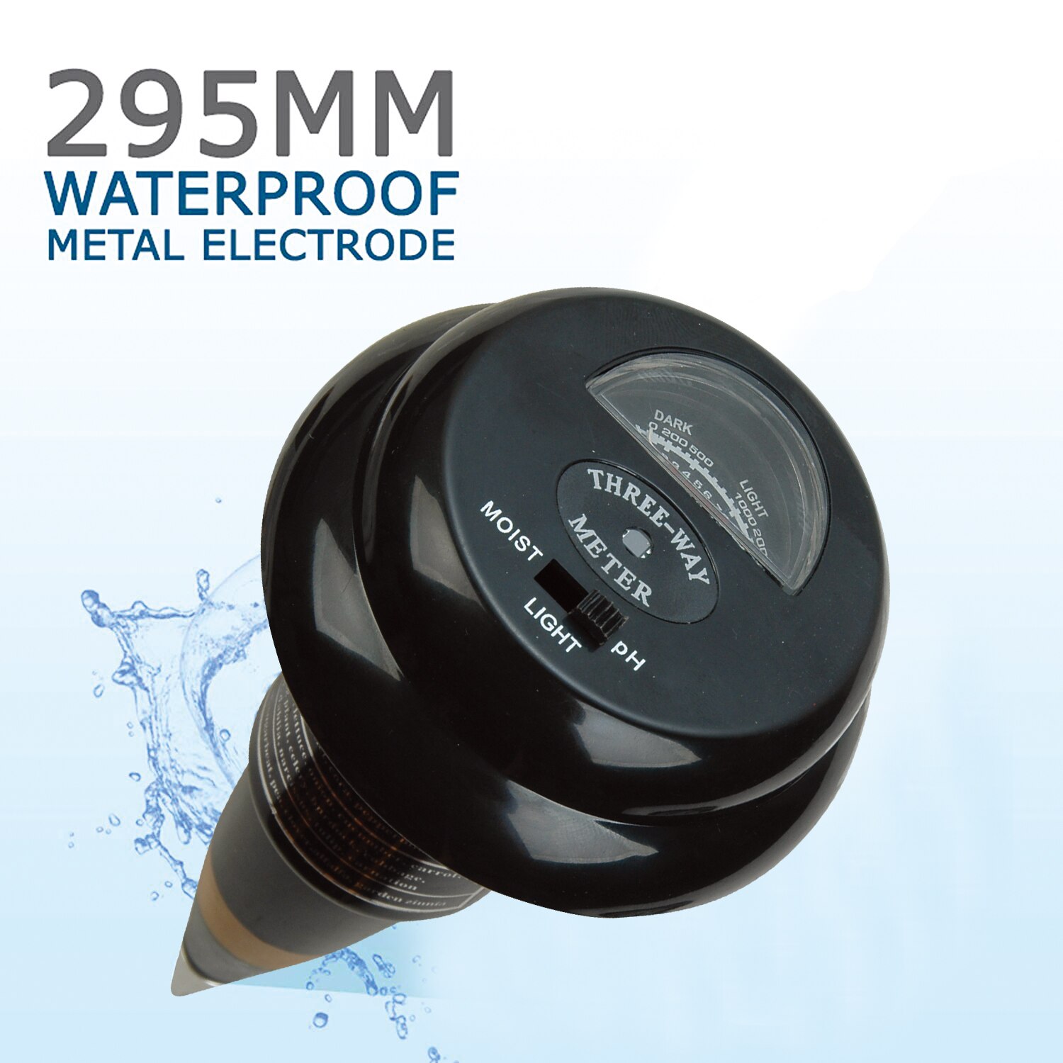 3-in-1 Soil Test PH Moisture Meter Light Tester Garden Plant Soil Monitor Tool Multi-Functional Bonsai Moisture PH Analyzer