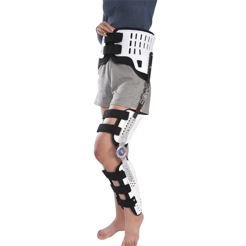 Verstelbare Knie Enkel Voet Taille Orthese Ondersteuning Onderste Ledematen Brace Breukbeschermer Beengewricht Ondersteuning Ligament Revalidatie: Transparant