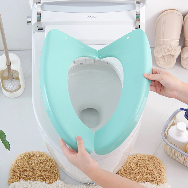 Vouwen pp plastic toilet seat persoonlijke speciale gezondheid seat beentje openbare wc maandverband