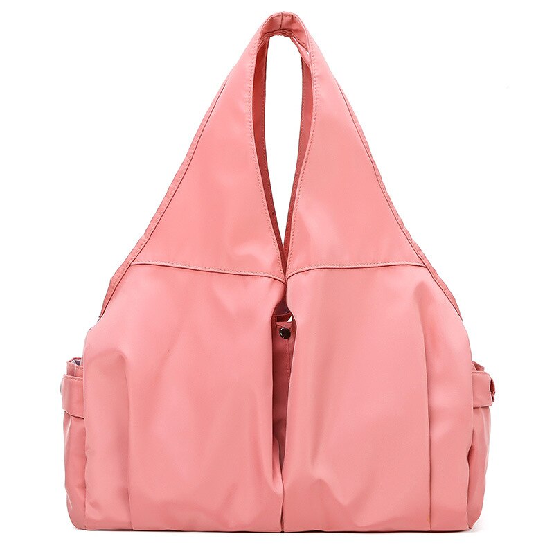 Yogamatte bag fitness gym bags travel sac de sport for kvinner gymtas mummy sports tas kvinne skulder sporttas tørr våt  xa35a: Rosa