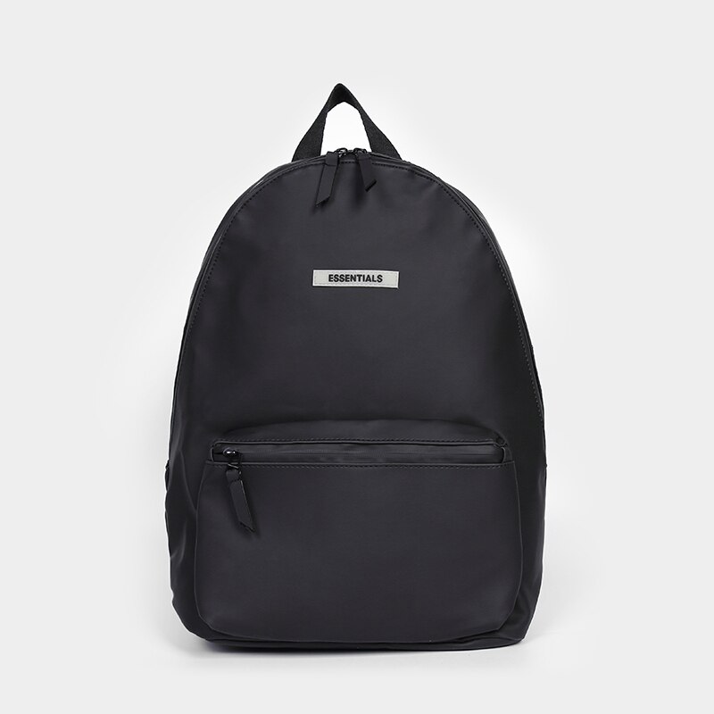 Mochila escolar de cuero de , mochila grande resistente al agua para viaje, portátil de 14 pulgadas, bolsa de deporte al aire libre para estudiantes, Unisex: FF268BK
