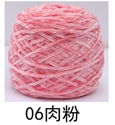 250g Velvet Yarn Soft Protein Cashmere Yarn Silk Wool Baby Yarn Crochet Knitting Yarn Cotton Baby Wool DIY Hand-knitted Sweater
