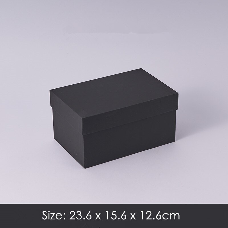 Geschenkdoos Boog Knoop Fotografie Prop Product Schieten Foto Props Geometrie Doos Fotografie Rekwisieten: black L