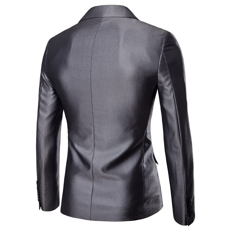 Herrdräkter set grå formella blazer byxor slim fit bröllop äktenskap smoking man 2 -del set män kostym plus storlek 4xl kostym homme