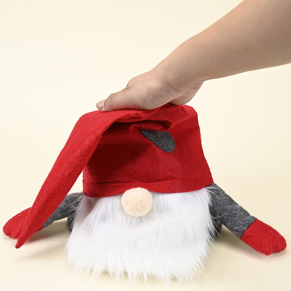 62*24cm store ansiktsløse dukkedekor juletre topper kjegle vårtre topp ornamenter innendørs hjemmefest jule topper dekorasjoner