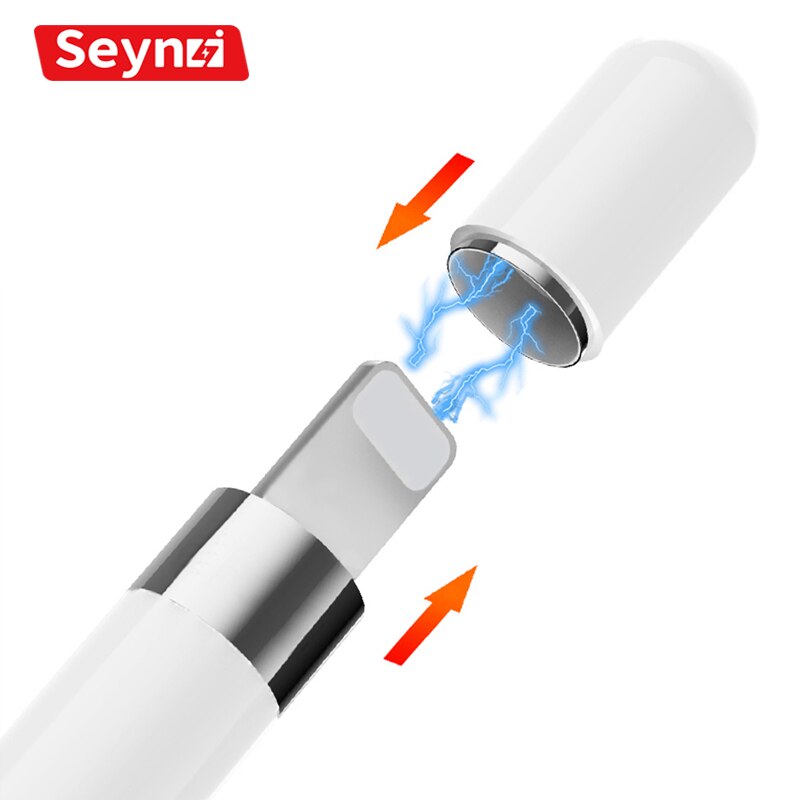 For Apple Pencil 1St Magnetic Replacement Pencil Cap Capacitive Stylus Replacement Pen Cap For Ipad Tablet Stylus Accessories