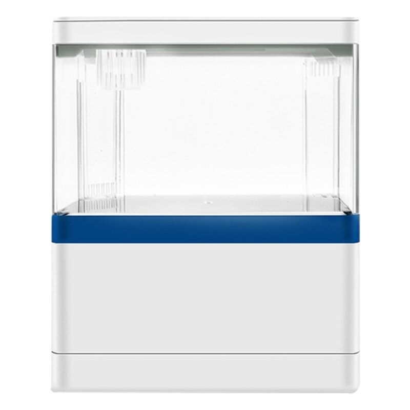 Betta Aquarium Starter Kits with LED Lighting and Filtration Included Mini Acrylic Fish Tank 1.5L Capacity Pet Supplies