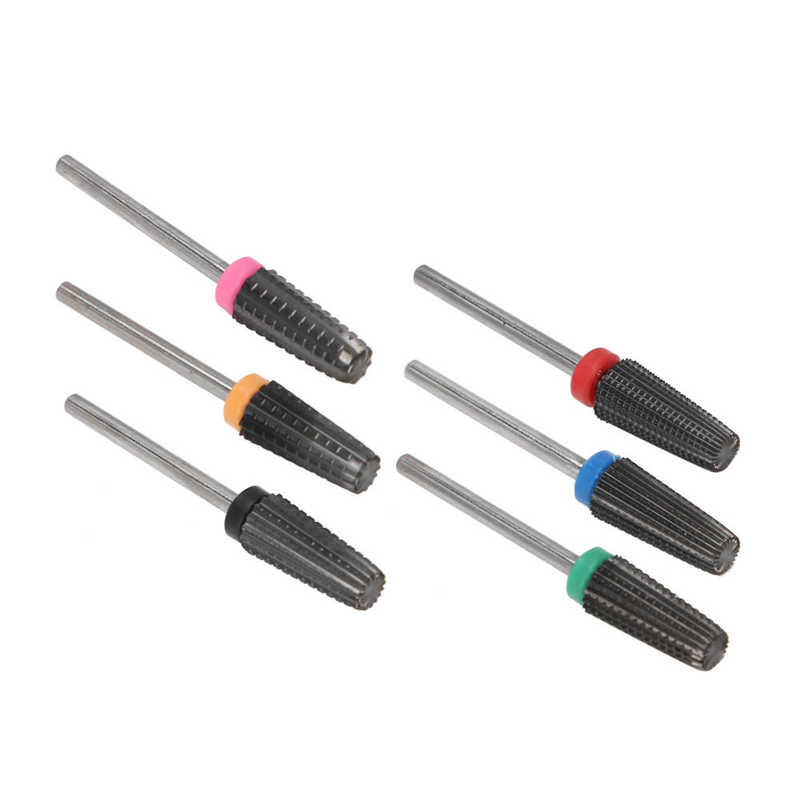 Nail Sanding Head Tungsten Steel Nail Polishing Grinding Head Dead Skin Removal Nail Drill Bits Set Nail Drill Bits
