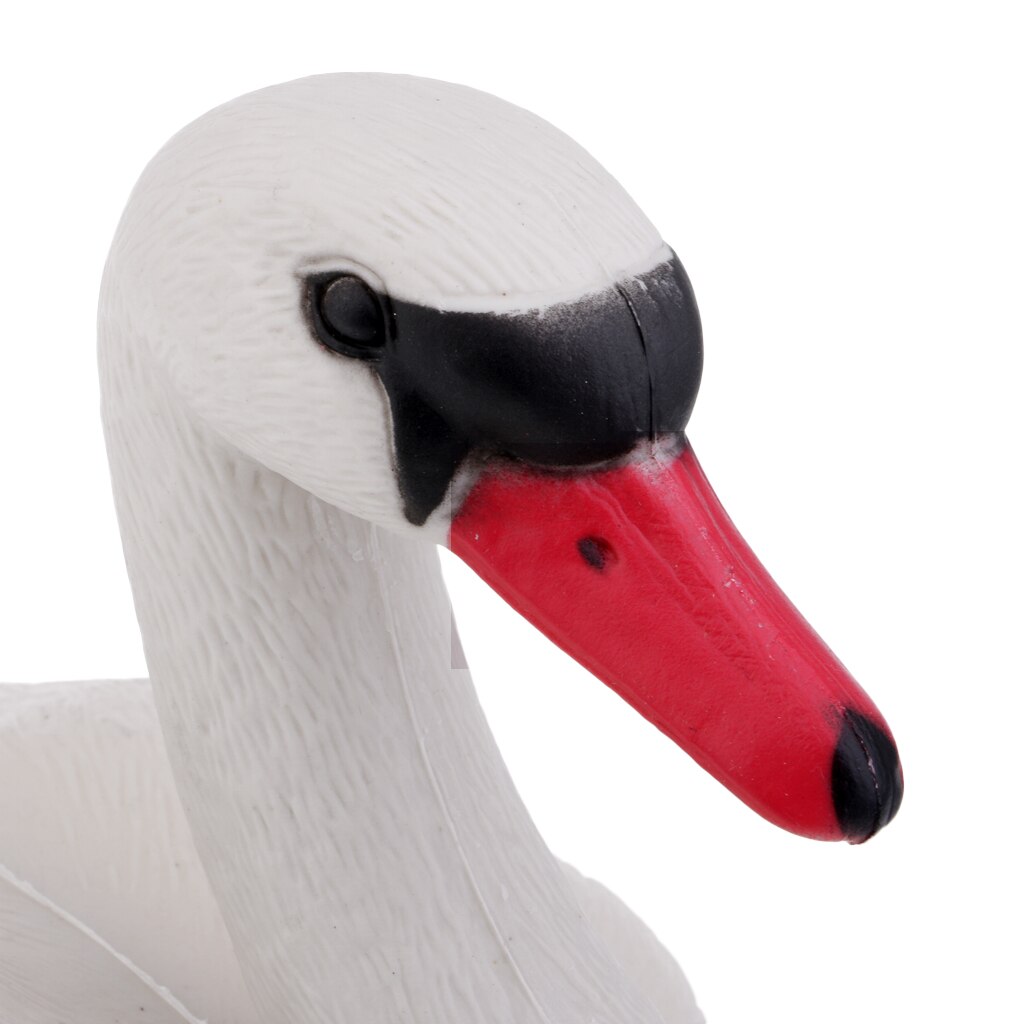 3D-Lifelike Swan Decoys Foldable Realistic Goose Decoying Floating Swan