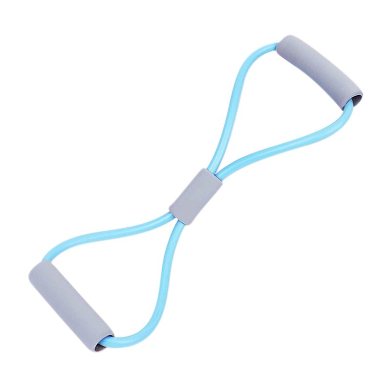 Spanner home yoga fitness resistance 8 word spanner chest expander rope workout muscle training rubber elastic bands