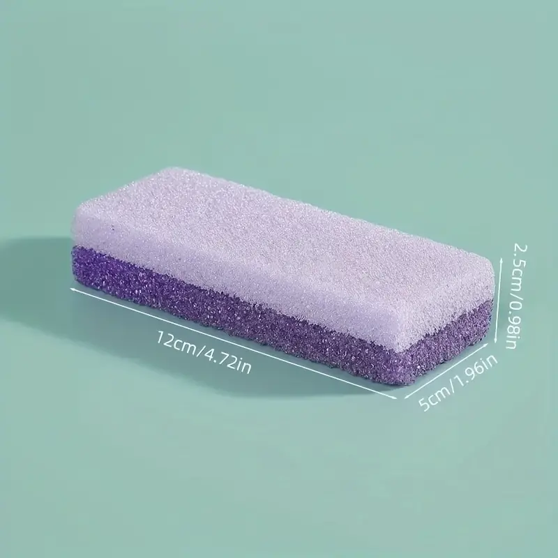 2 uds piedra pómez para pies Lima para pies removedor de callos y piel muerta depurador de talón pies suaves en segundos herramienta exfoliante de pedicura