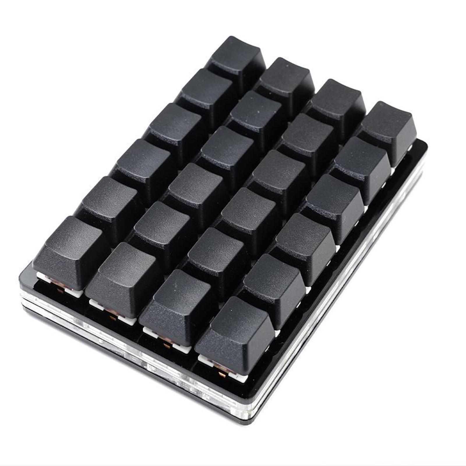 USB Programming Macro Custom Mechanical Keyboard RGB 24/16/12/9/8/4/3/2 Key Copy and Paste DIY Gaming Mini Keypad Macropad