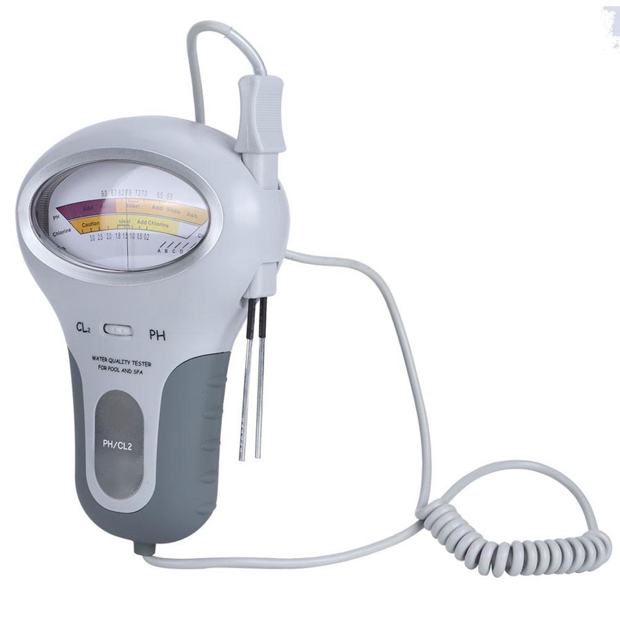 Water Monitor Portable Swimming Pool Water Tester Detector PH Chlorine Water Testing Monitor Meter PH Measuring Tool