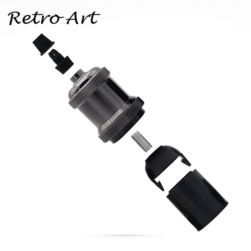 E26/E27 Screw Light Bulb Socket Edison Retro Pendant Lamp Holder