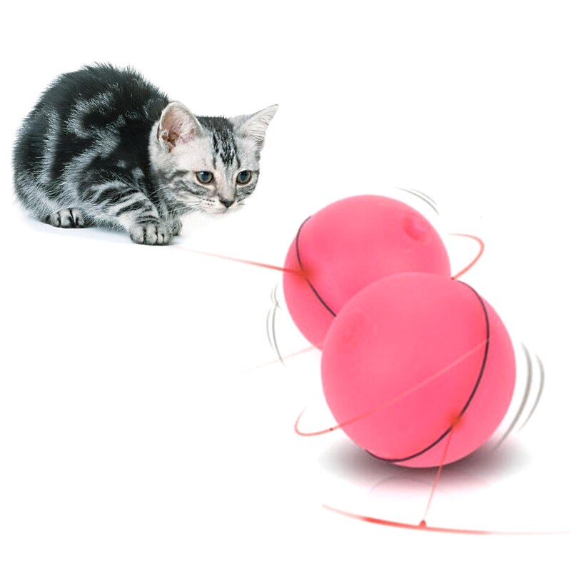 Rolig hund katt led ljus magisk boll teaser övning interaktiv automatisk leksak