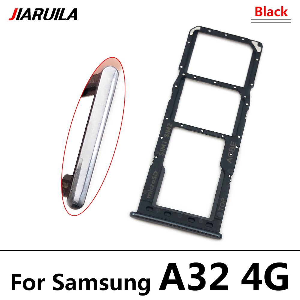 Sim Sd Card Tray Voor Samsung Galaxy A32 4G A52 A72 Telefoon Sim Chip Houder Slot Adapter lade Deel Met Reparatie Deel