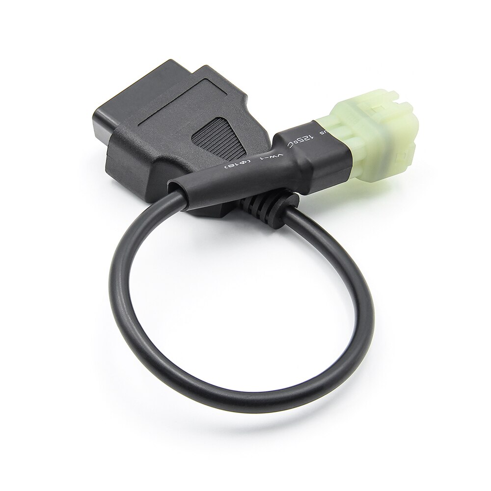 Conector para motocicleta KTM OBD2, adaptador de 6 pines a 16 pines para herramientas de diagnóstico OBD2, Cable de extensión para Moto OBD 2
