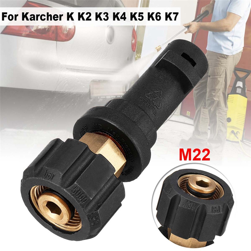 Hogedrukreiniger Jet Reinigingsmachine M22 Vrouwelijke Conversie Accessoires Voor Karcher K K2 K3 K4 K5 K6 K7