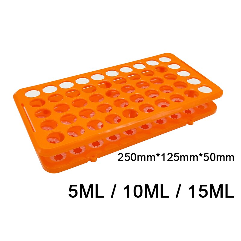 Laboratory Plastic Test Tube Rack Holder for 5ML / 10ML / 15ML Centrifuge Tube Rack , 1pcs