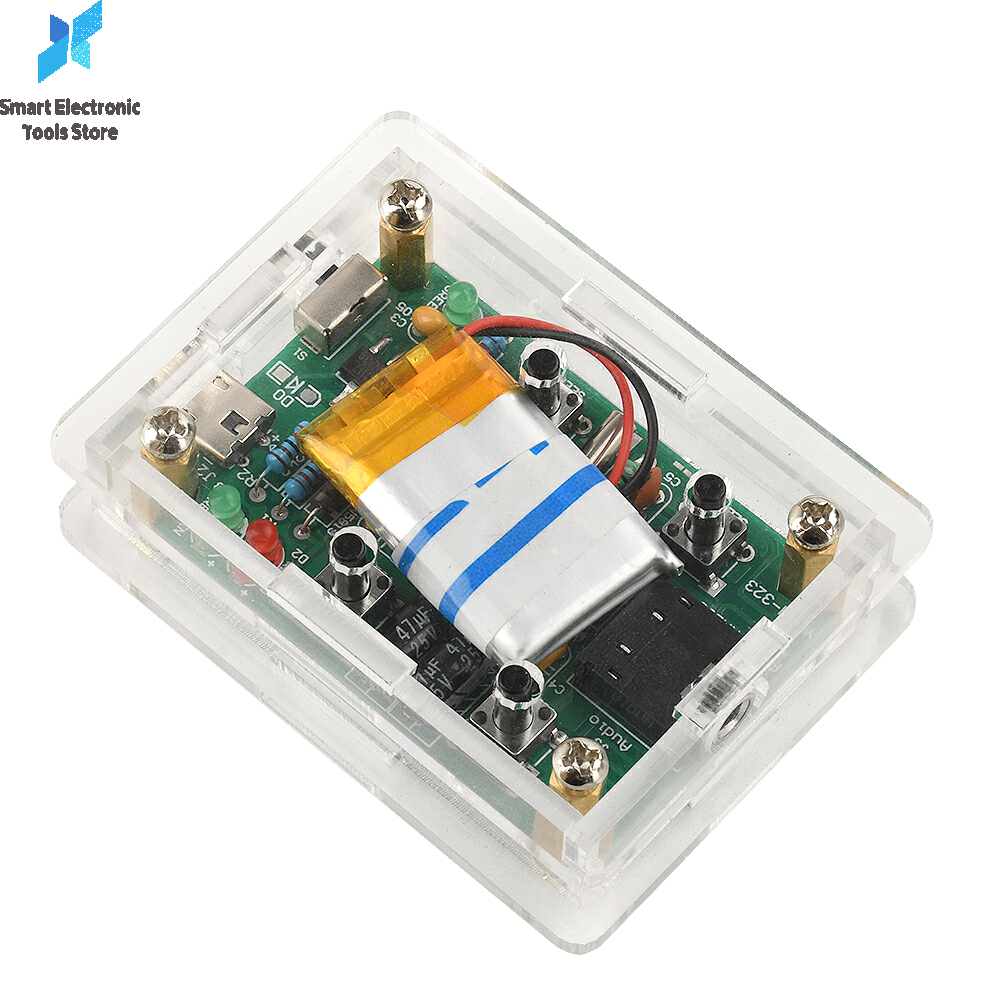 Kit eletrônico diy de rádio estéreo fm digital, 76-108mhz gs1299 dc 5v receptor sem fio prática de solda peças soltas