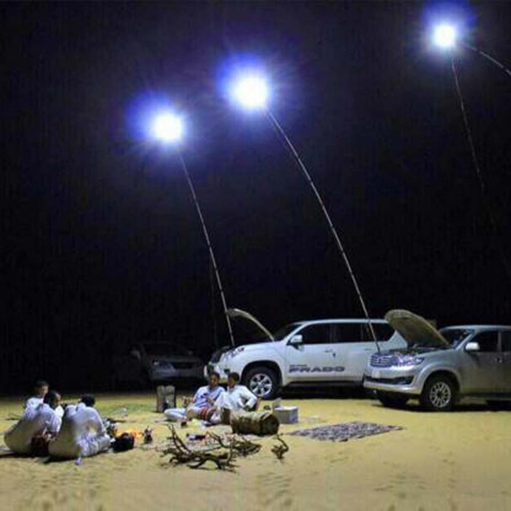 Telescopische Cob Hengel Led Outdoor Camping Licht Wandelen Barbecue Tijdelijke Verlichting Front Light Dubbele Modus Aanpassing