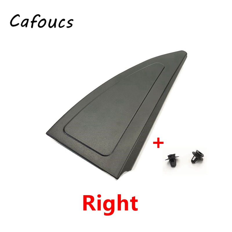 Cafoucs Car Rear Door Rear Window Outer Triangle Cover Trim Left/right For Chery QQ: right with snap