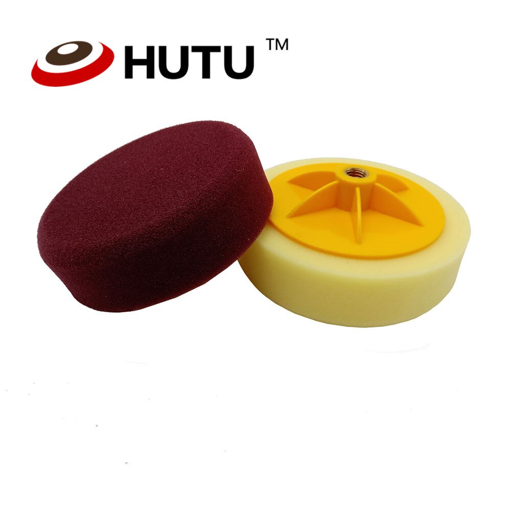 6 Inch auto detaillering wiel Oranje Medium Snijden spons foam polijsten pad compound voor auto polishier