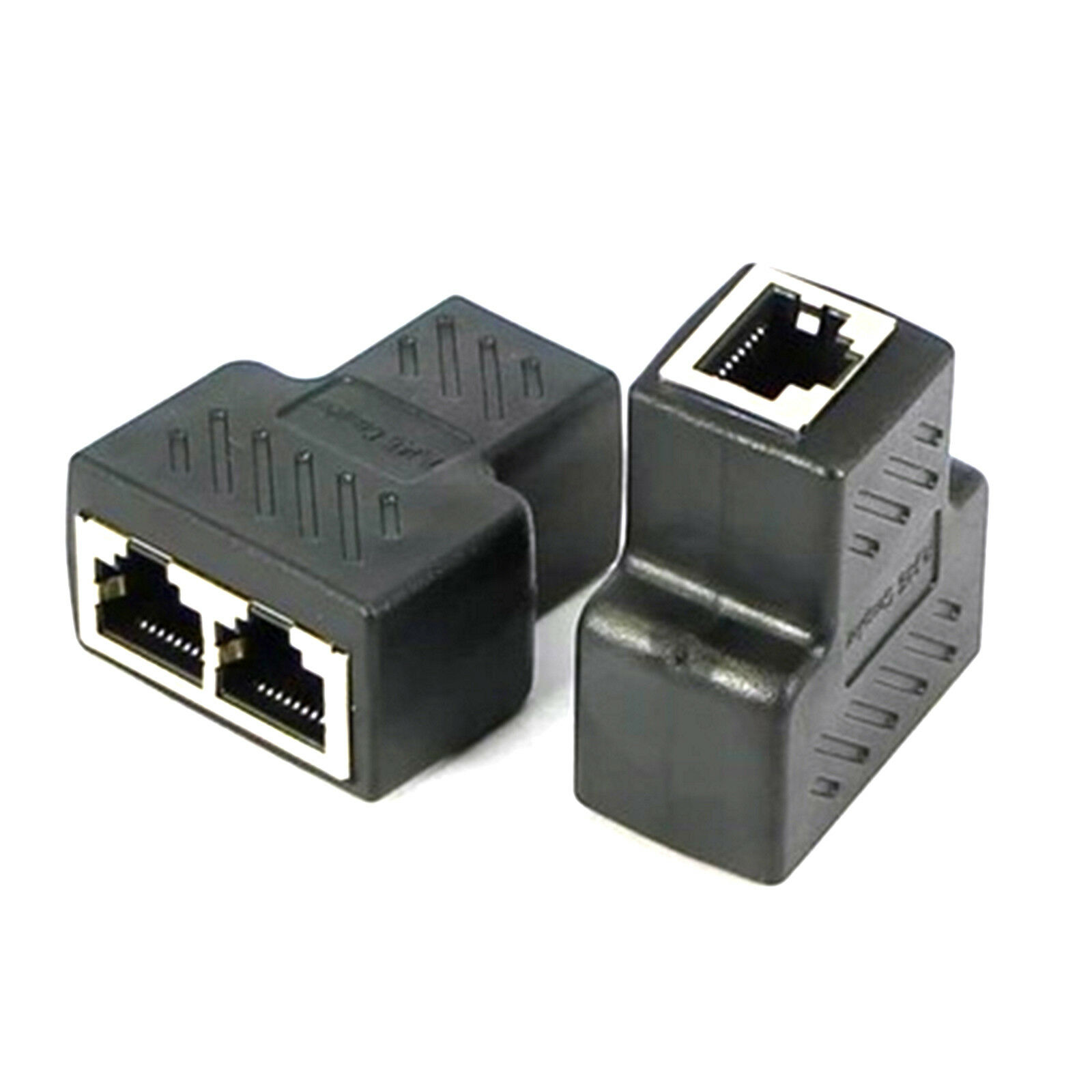 RJ45 Cat7/6/5e Coupler Connector Y Splitter Network LAN Cable Extender Adapter for Ethernet Cable