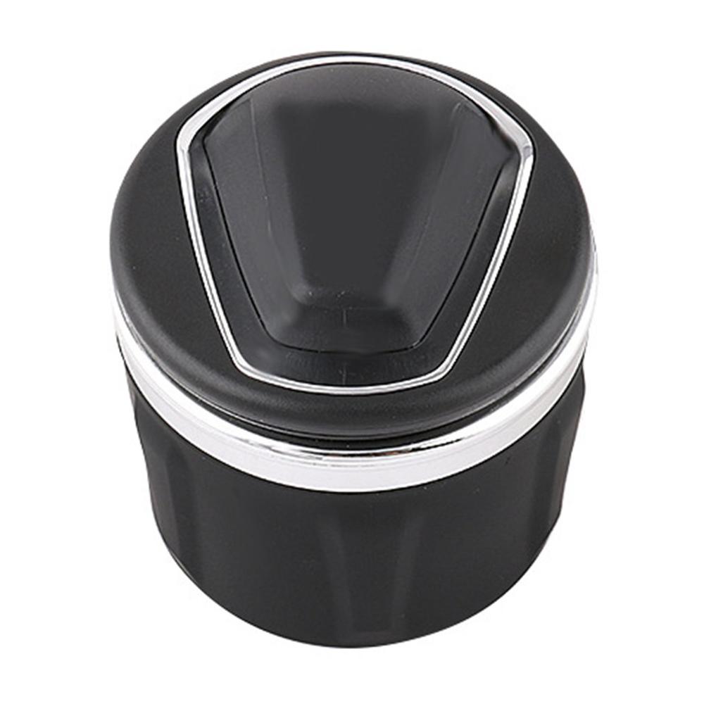 Auto Accessoriescar Asbak Auto Asbak Multifunctionele Led Lamp Asbak Creatieve Keramische Liner Asbak Praktische Draagbare