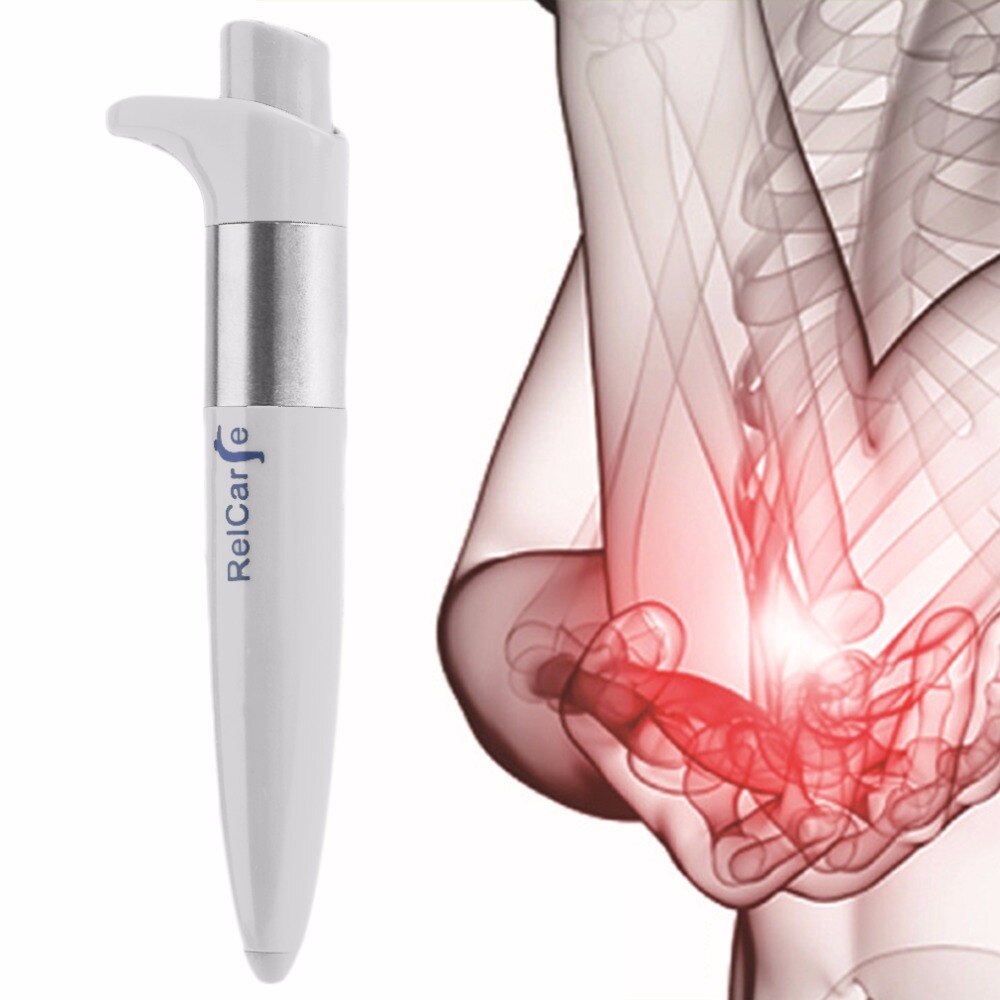 Draagbare Handhled Elektronische Puls Analgesie Pen Lichaam Pijnbestrijding Acupunctuurpunt Massage Pen Stimulator Voor Ouder + Tas