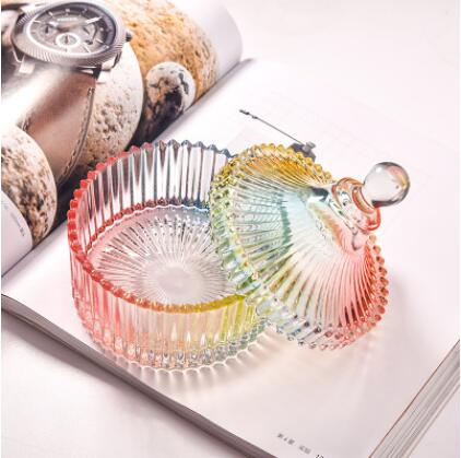 Retro fyrkantig sockerburk bärnstensfärgad glas matförvaringsflaska godisask med läppar smyckeskrin hem kök festdekorationer 04308: B 13 x 10cm