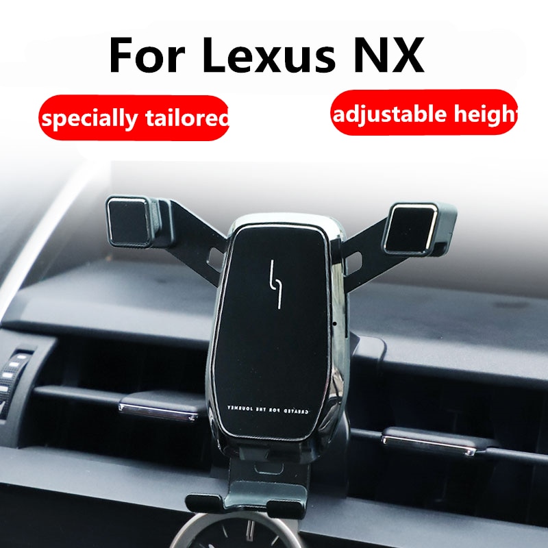 Car Phone Holder Auto-Lock Auto-Releas Phone Stand Car Mount For Lexus NX Car Interior Phone Bracket Accessories