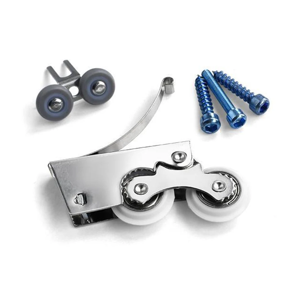 Schuifdeur Roller Dubbele Wiel Garderobe Deur Katrol Roller Stille Schuifwiel Katrol Kast Schuifwiel Hardware
